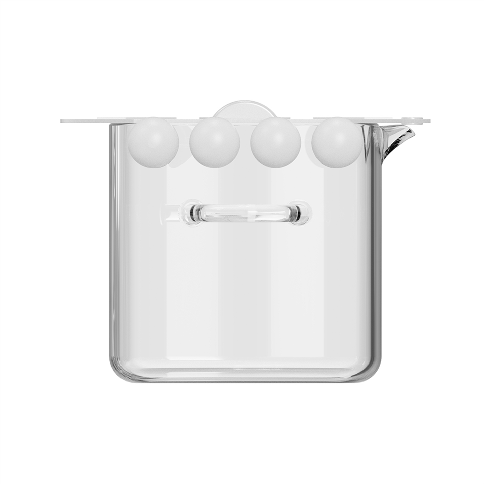 Adjustable Spacing Microwave Bacon Glass Cooker