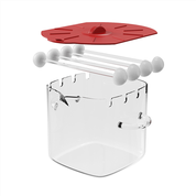 Mikrovlnný slanina sklenený sporák so sklenenou tyčou