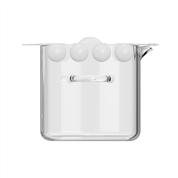 Mikrovlnná slanina sklenená nádoba s rukoväťami