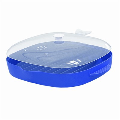 Mikrovlnná slanina podnos s silikónovou vložkou